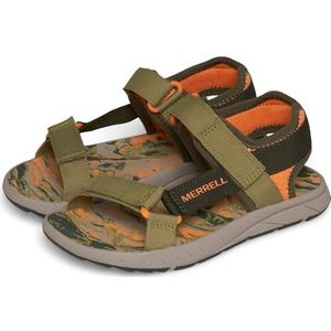 Merrell Kahuna Web 2.0 Sport Sandaal voor kinderen, uniseks, Olijf Oranje, 38 EU