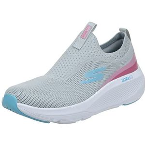 Skechers Dames Go Run Elevate-Hot Streak Sneaker, grijs-roze, 5.5 UK, Grijs Roze, 38.5 EU