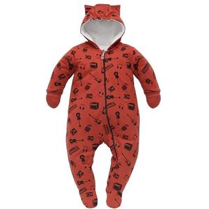Pinokio Baby-jongens WARM OVERAL, RED LETS ROCK, 74