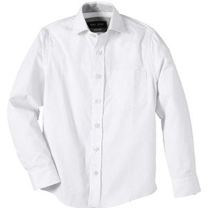 G.O.L. 5535500 Slimfit overhemd voor jongens met haaienkraag, Wit (Wit 6), 128