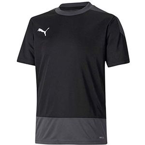 PUMA Unisex Kinder, teamGOAL 23 Training Jersey Jr T-shirt, Black-Asphalt, 152