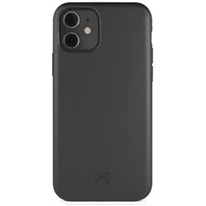 Woodcessories - Bio Case compatibel met iPhone 11 hoesje zwart - Kunststofvrij, biologisch afbreekbaar, duurzaam gemaakt van planten