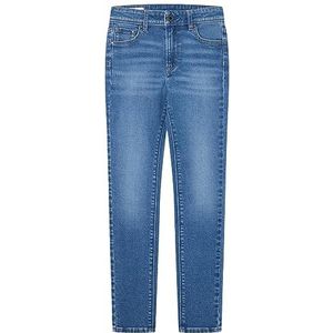 Pepe Jeans Pixlette High Jeans voor meisjes, Blauw (Denim-hr1), 16 jaar
