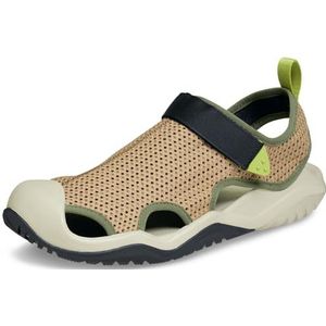 Crocs Heren Swiftwater Mesh Deck Sandalen Sport, sepia, 12 UK