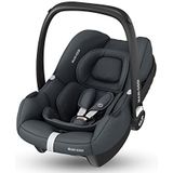 Maxi-Cosi CabrioFix i-Size, Autostoel Baby, 0-12 mnd, Max. 12 kg, Licht Autostoeltje Baby (3,2 kg), Grote Zonnekap, Extra Gevoerde Zitting, Past op de meeste Maxi-Cosi-kinderwagens, Essential Graphite