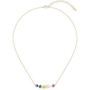 Lacoste DEVA-collectie geelgouden schakelketting voor dames, 2040360