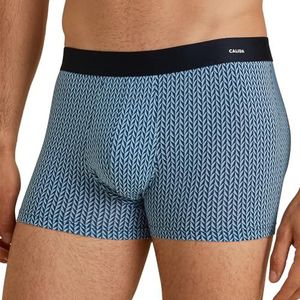 CALIDA Cotton Code Design New Boxer Cascade Blue, 1 stuks, maat 50, Cascade Blue, 50