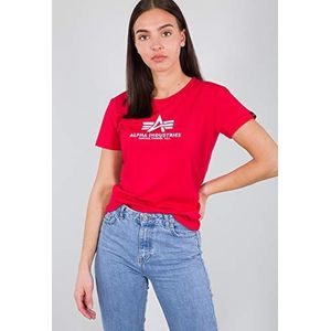Alpha Industries New Basic T T-shirt voor dames Speed Red