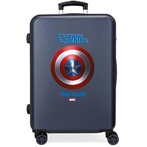 Marvel Harde cabine koffer, blauw, Median, Capitan America