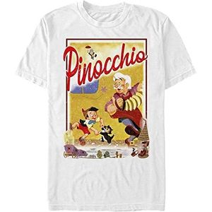 Disney Pinocchio - StoryBook Poster Unisex Crew neck T-Shirt White M