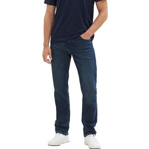 TOM TAILOR Josh Regular Slim Jeans voor heren, 10134 - Blue Denim Dark Wash, 34W / 30L