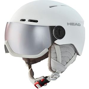 HEAD Queen Skihelm voor volwassenen, dames, wit, M/L