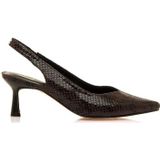 Mustang - 54163 Ninette - Casual Schoenen - Wit - Dierenprint - 3 tot 5 cm