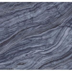 Rasch Behang 364576 - Fotobehang op vlies met steen Mamor optiek in blauw en grijs uit de collectie Factory V - 3,00 m x 3,18 m (L x B)