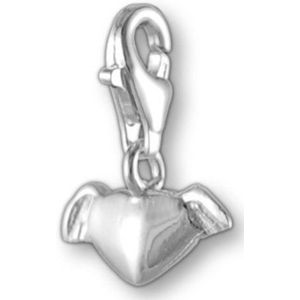 Melina Dames-bedel hanger hart vleugel 925 sterling zilver 1800538