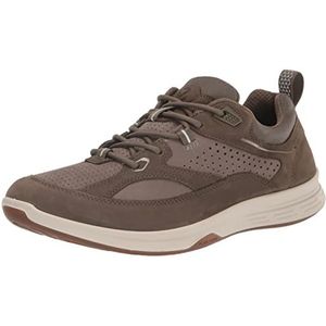 ECCO Heren Exceed Walking Sneaker Wandelschoen, Tarmac/Warm Grey Nubuck, 44,5/45 EU, Tarmac Warm Grey Nubuck, 44.5/45 EU