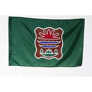 Eastern Quebec Abenaki Vlag 150x90cm - Amerindiaanse Vlag 90 x 150 cm Hoes voor schacht - AZ FLAG