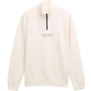 TOM TAILOR Denim Sweatshirt voor heren, 10348 - Gardenia White, XXL