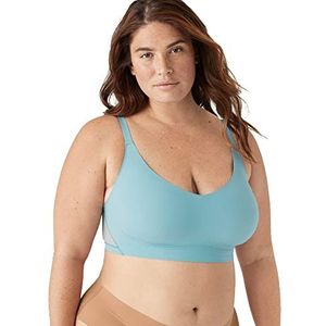 True & Co Vrouwen True Body Lift Driehoek Verstelbare Strap BH, Bluestone Mesh, XS