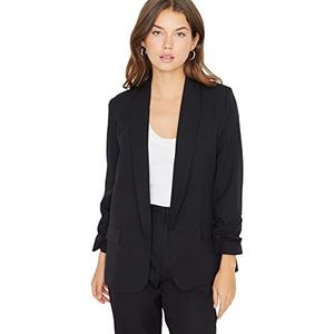 Trendyol Blazer - Zwart - Regular, Zwart, 60