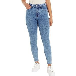 Calvin Klein Jeans Super skinny enkelbroek voor dames, Blauw, 29W
