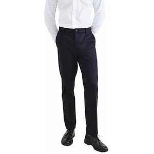 Dockers Signature Stain Defender Slim Creased Chino voor heren, Mooie zwart., 34W / 30L