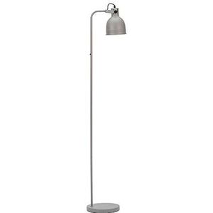 Pauleen 48160 Grand Leisure staande lamp in grijs moderne staande lamp industry-look voor loftdesign max 25W E27 grijs 230V metaal
