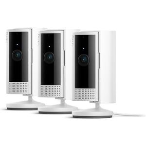 Ring Binnencamera (Indoor Camera 2de generatie) | huisdiercamera met stekker tweerichtingsspraak, privacykap, zelf te installeren | Ring Home-proefperiode (30 dagen gratis) | 3-delig camerasysteem