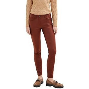 TOM TAILOR Dames Alexa Skinny Jeans Coated 1034537, 18607 - Spicy Chocolate, 34W / 30L