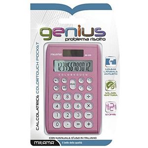 Mitama 61731 notitiezakje Genius Calculator, 120 mm x 75 mm x 9,5 mm, 12 stuks