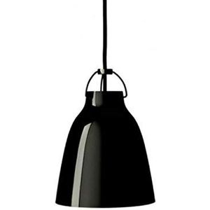 Hanglamp Caravaggio P4 E26 van Cecilie Manz, flexibele en verstelbare verlichting, aluminium, 55 x 55 x 70,2 cm, zwart (54007908)