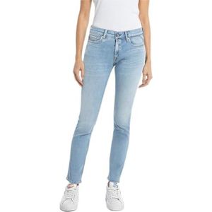 Replay Dames Jeans New Luz Skinny-Fit, Medium Blue 009-2, 24W / 28L
