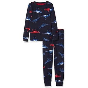 Joules Kipwell Pyjama voor jongens, Blauw (Navy Dinos Navy Dinos), 12 Maanden