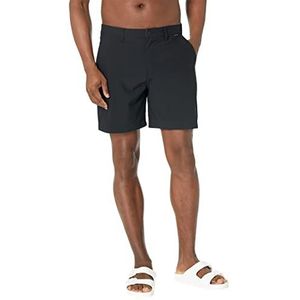 Hurley Heren PHNTM Walkshort 18' Bermuda Shorts, Zwart, 28, Zwart
