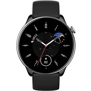 Amazfit GTR Mini-smartwatch voor dames, 14 dagen batterijduur, SpO2, slaaptracking, 120 + sportmodi, smartwatch, sport, GPS, zwart