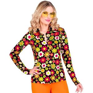 Widmann - jaren '60 blouse voor dames, hippie, reggae, flower power, disco fever, slagmove