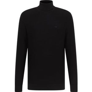MUSTANG - Elgin - Sweater - Zwart - Regular Fit - 100% Katoen