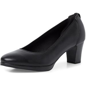 Tamaris Klassieke pumps voor dames, comfortabele voering, Touch-it-voetbed, zwart, 37 EU