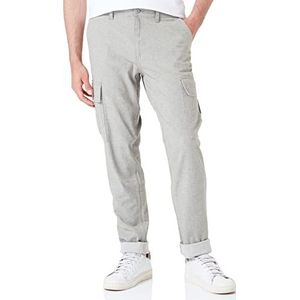 JACK & JONES Jpstace Jjayden Linen Cargo Bex Cargobroek, Deep Lichen Green, 32W/32L, diep lichen green, 32W x 32L