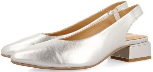 Gioseppo - Obrovac - Ballerina's - Zilverkleurig - Lederen Voering