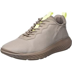 ECCO ATH-1FM sneakers voor heren, taupe/taupe/Sunny Lime, 47 EU