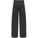Jdy Geggo Mia JRS Noos Long Check Pant, asphalt, S / 32L