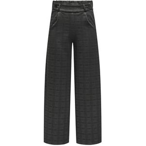 Jdy Geggo Mia JRS Noos Long Check Pant, asphalt, S / 32L