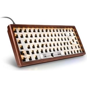 Sharkoon Skiller SGK50 S3 Wood Barebone, RGB Gaming Keyboard