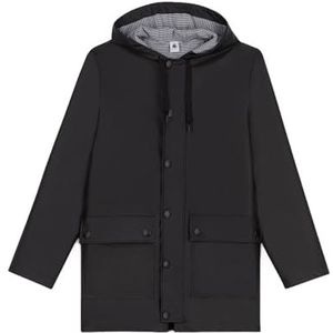 PETIT BATEAU - Iconique - Regenjas - Zwart - Polyester - Halflang