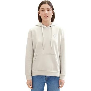 TOM TAILOR Denim Sweatshirt voor dames, 10479 - beige grijs, L