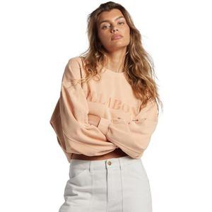 Billabong Palmin Kendal Crew Fleece Top Dames Bruin XL