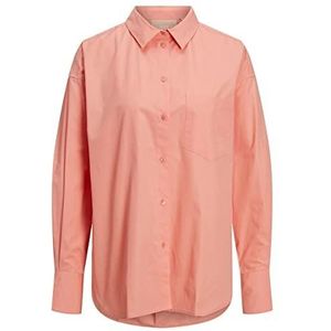 JACK & JONES Bloes dames Jjxx Jxjamie Ls Relaxed Poplin Shirt Noos,koraalrood,M