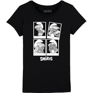Les Schtroumpfs GISMURFTS014 T-shirt, zwart, 12 jaar, zwart, 12 Jaren
