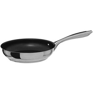 Secret de Gourmet - Koekenpan - Alle kookplaten/warmtebronnen geschikt - zilver/zwart - Dia 24 cm